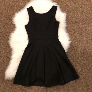 LAST CHANCE Black A-Line Dress